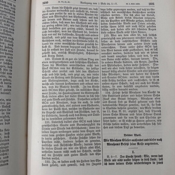 Luthers Sämtliche Schriften I. Auslegung Des Alten Testaments I. 1880 HC German - Picture 15 of 16